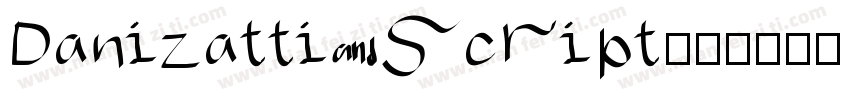 Danizatti script字体转换